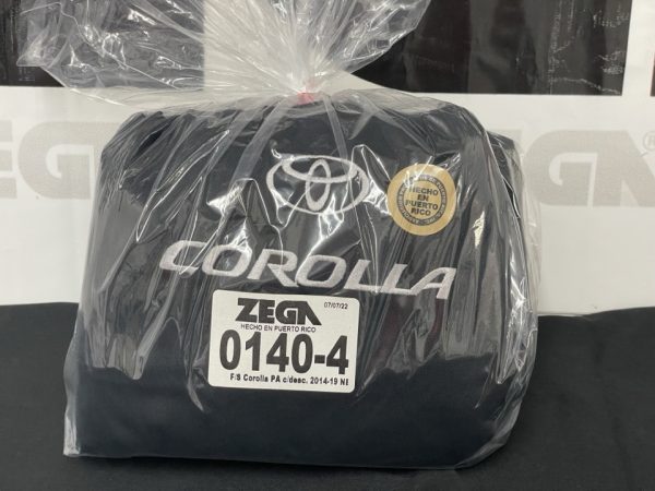 Full Set Toyota Corolla 2014-2019 Black (back with arm rest) #140-4WP