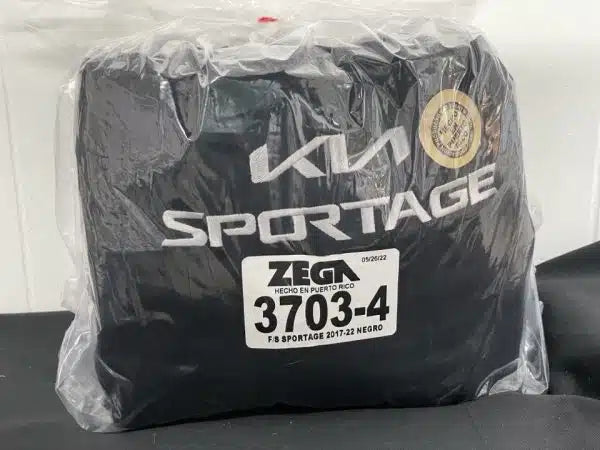 Full Set Kia Sportage 2017-2022 Black (Back Row With Arm Rest) #3703-4