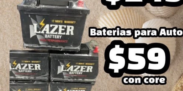 BATERIAS PARA AUTO