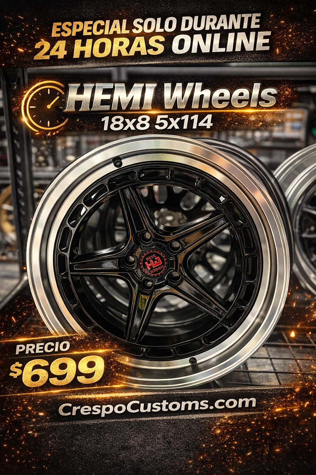 HEMI Wheels 18x8 5x114