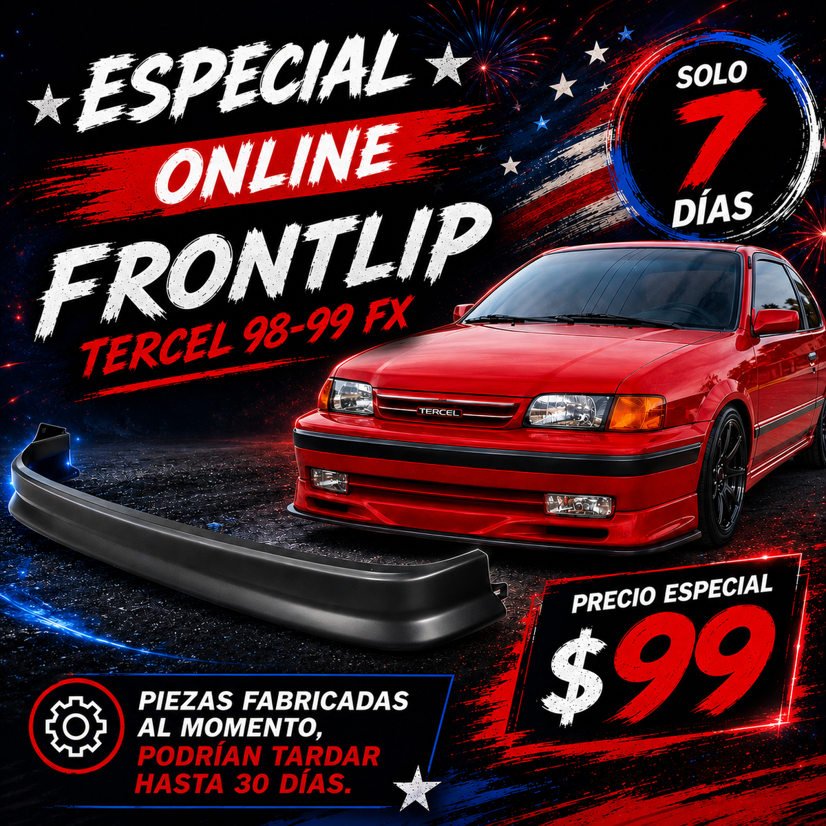 Frontlip Tercel 98-99 FX