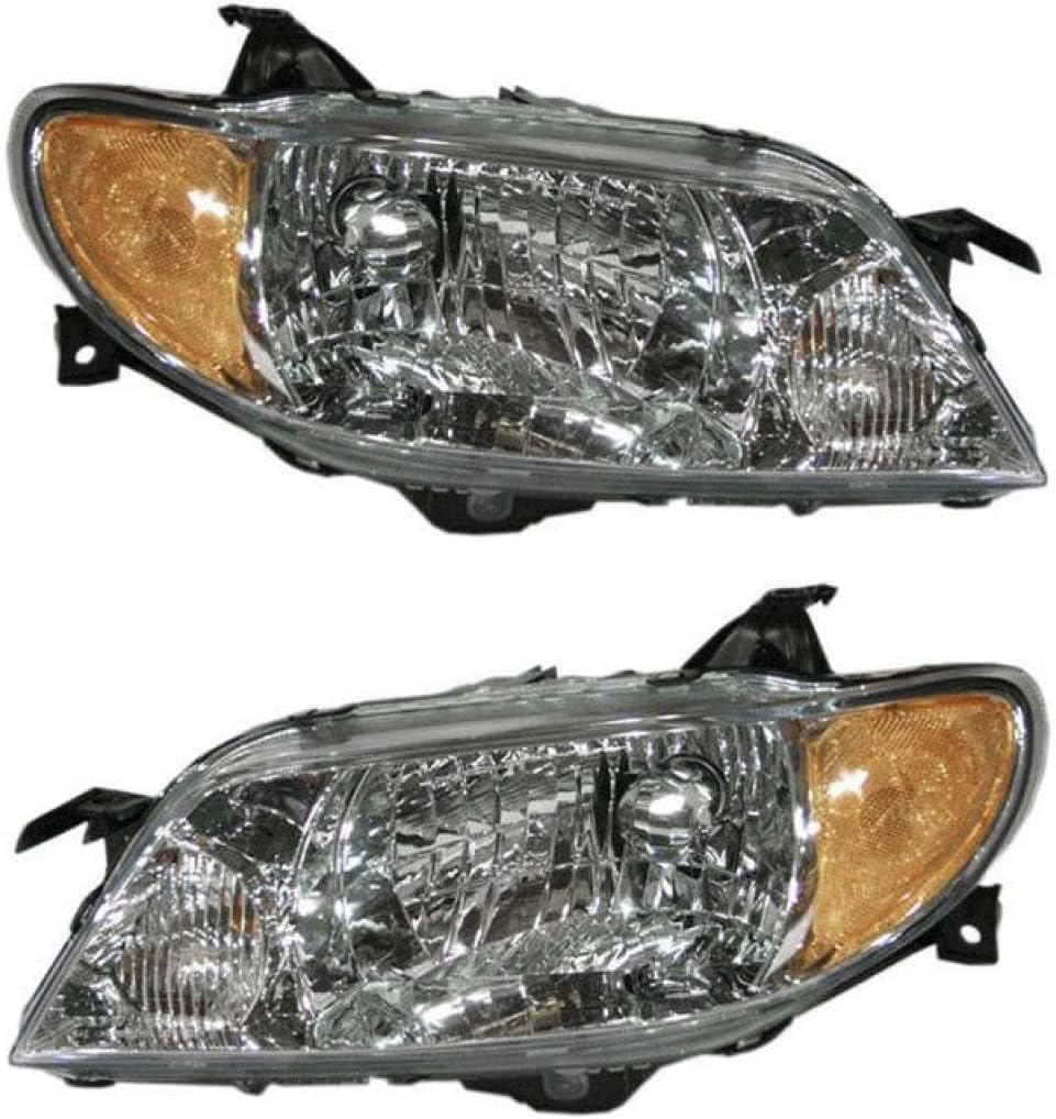 Focos Mazda Protege Sedan 01-03 (Fondo Negro)
