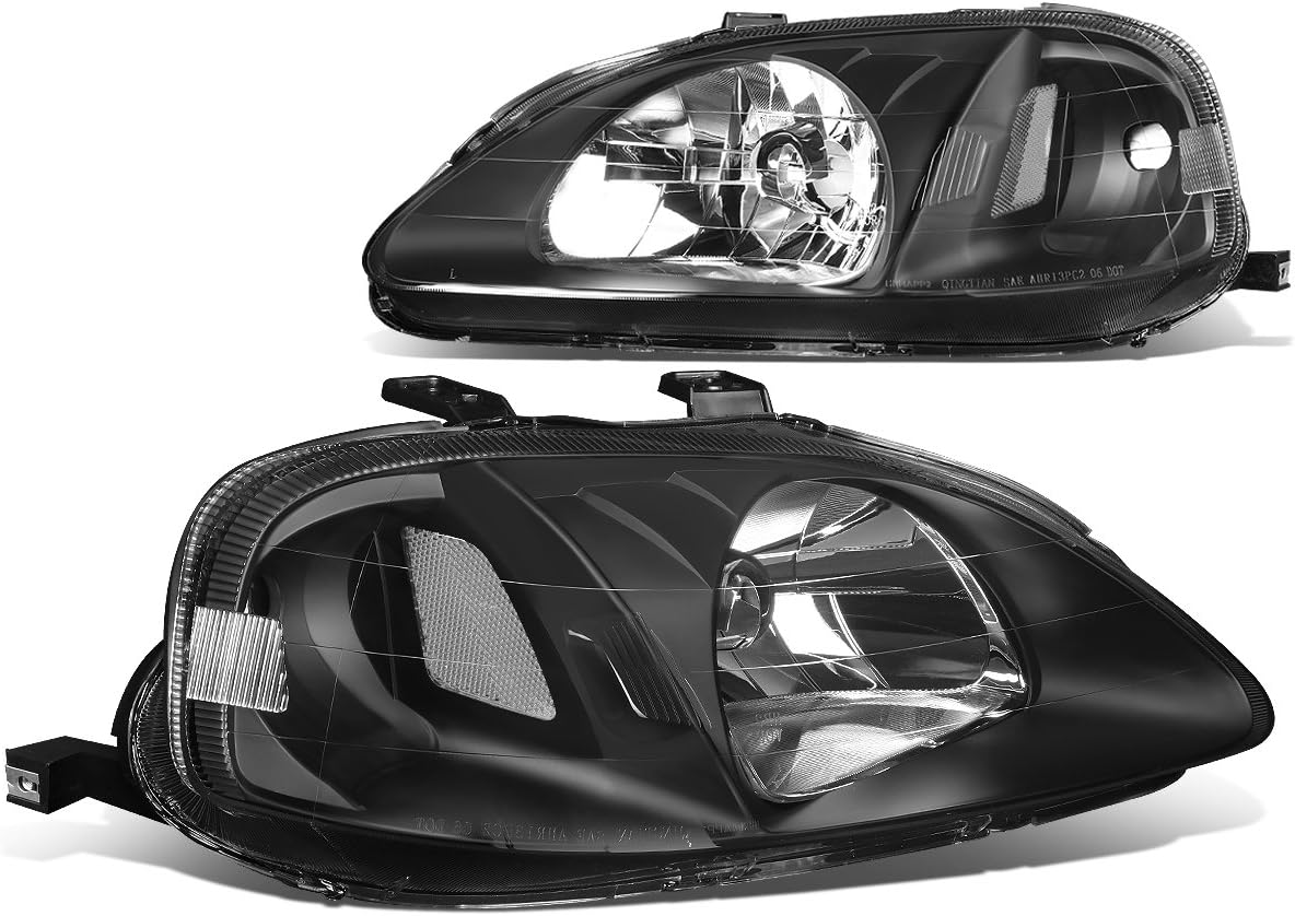 Focos Honda Civic 99-00 (Fondo Negro)