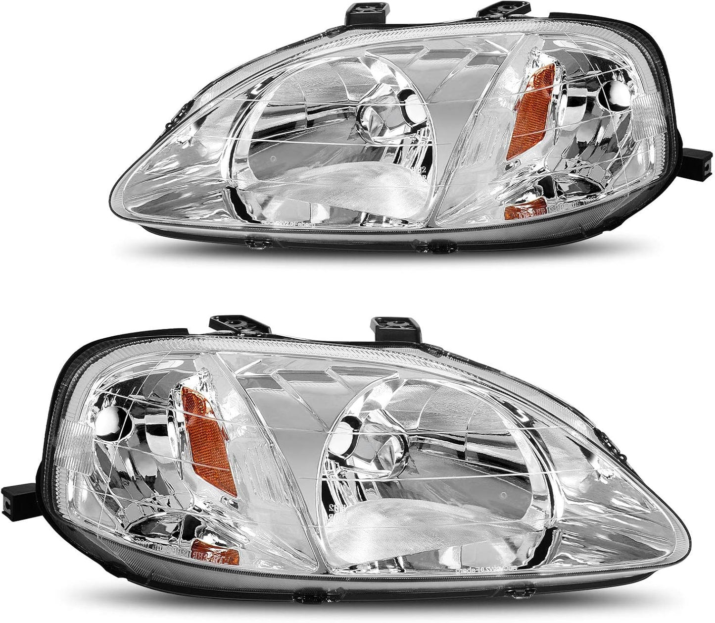 Focos Honda Civic 99-00 Clear