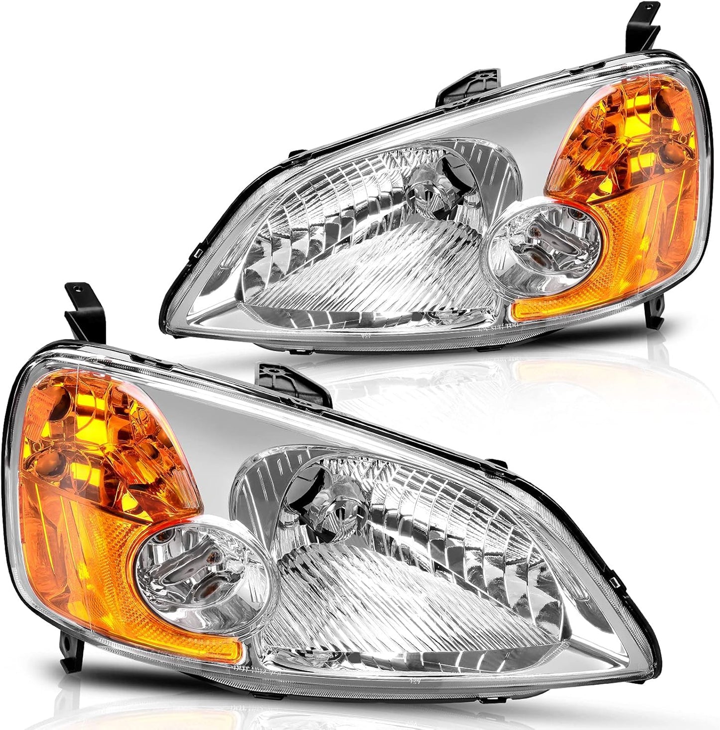 Focos Honda Civic 01-03 Clear