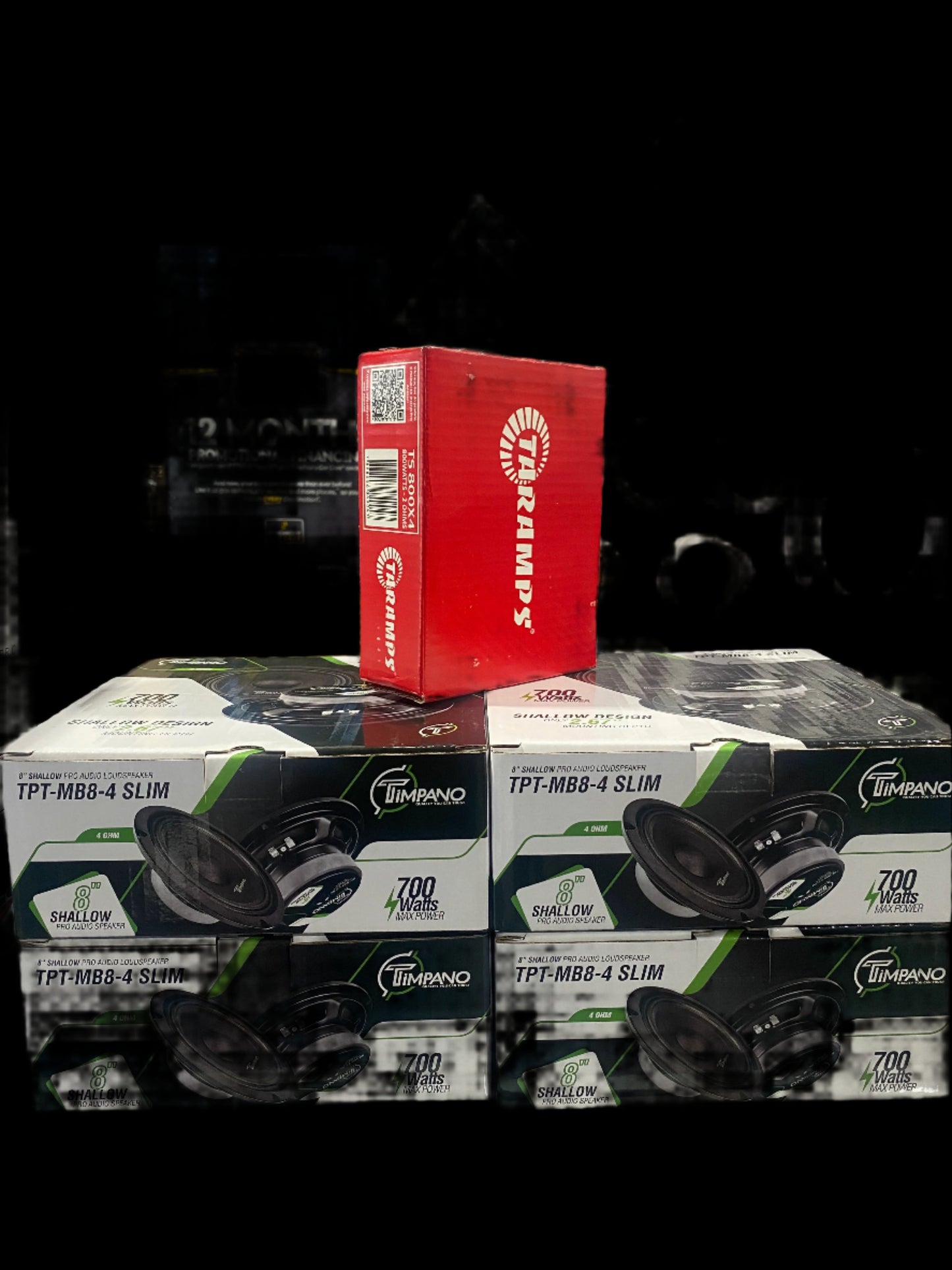 COMBO TIMPANO SLIM TPT MR8-4 SLIM + PLANTA TARAMPS 800x4