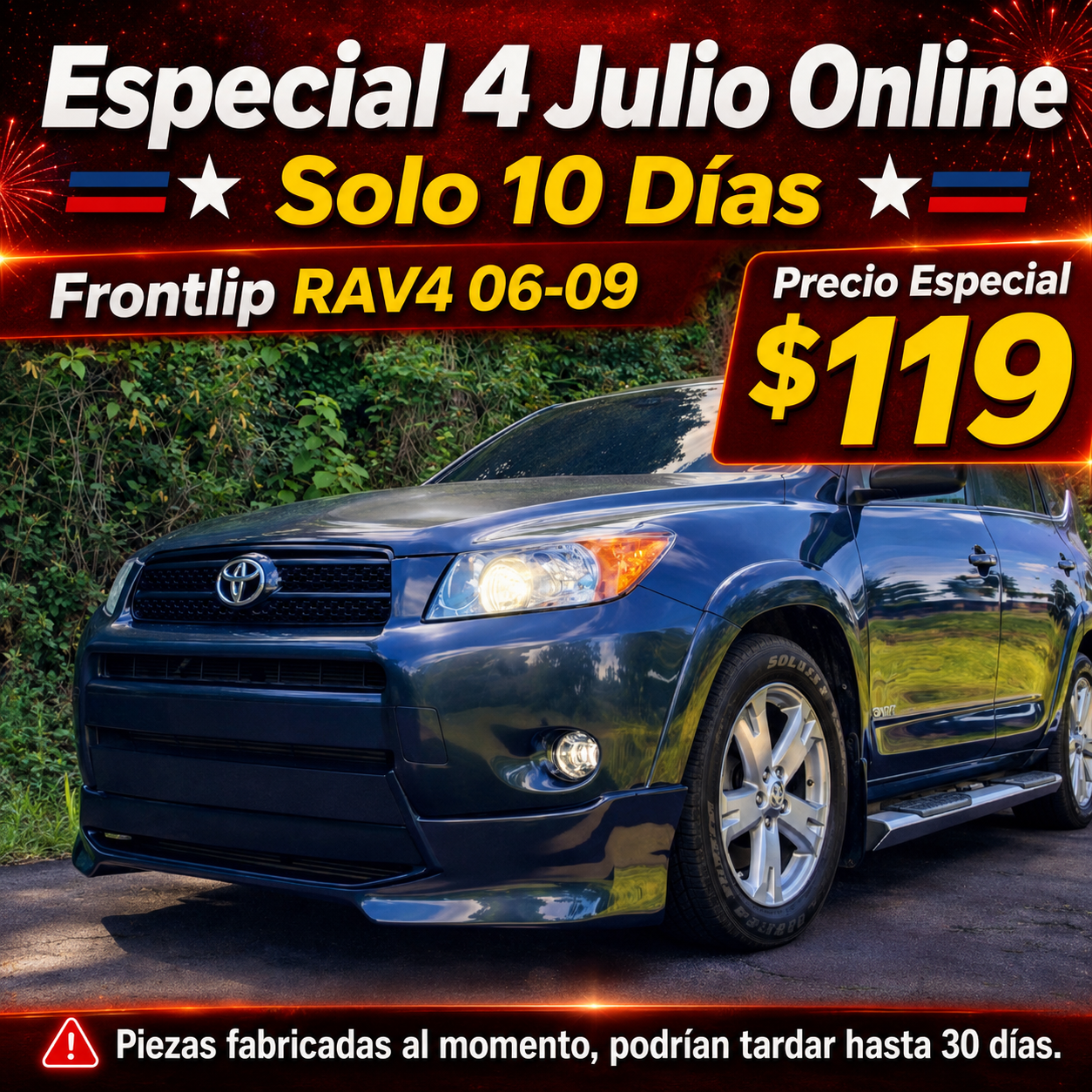 Frontlip RAV4 06-09