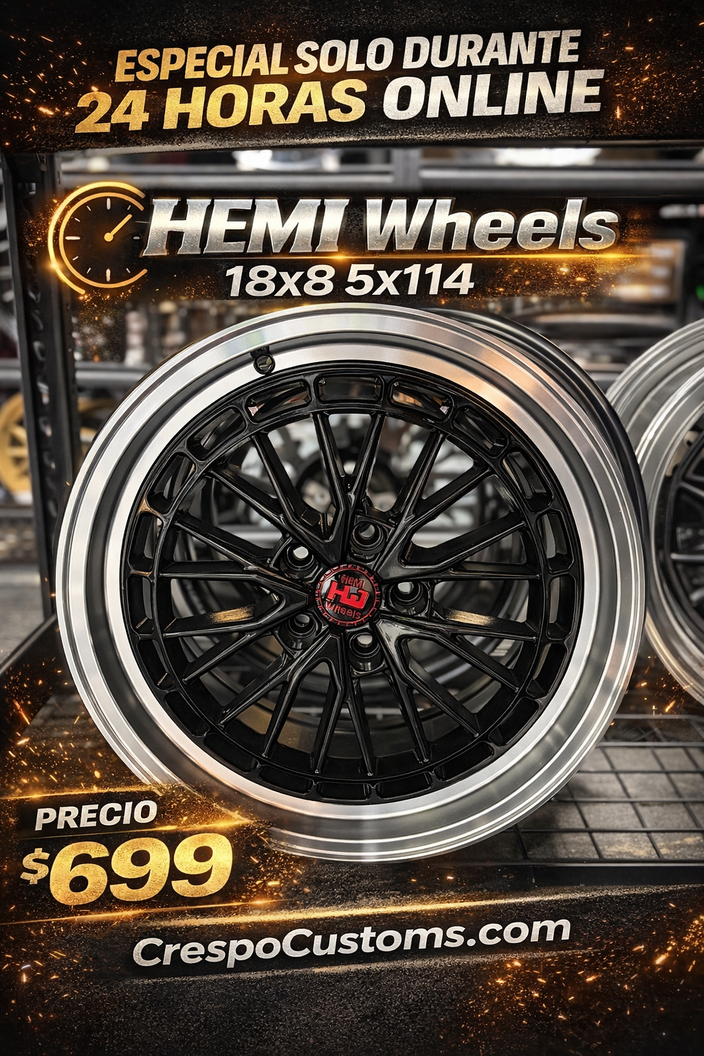 HEMI Wheels 18x8 5x114