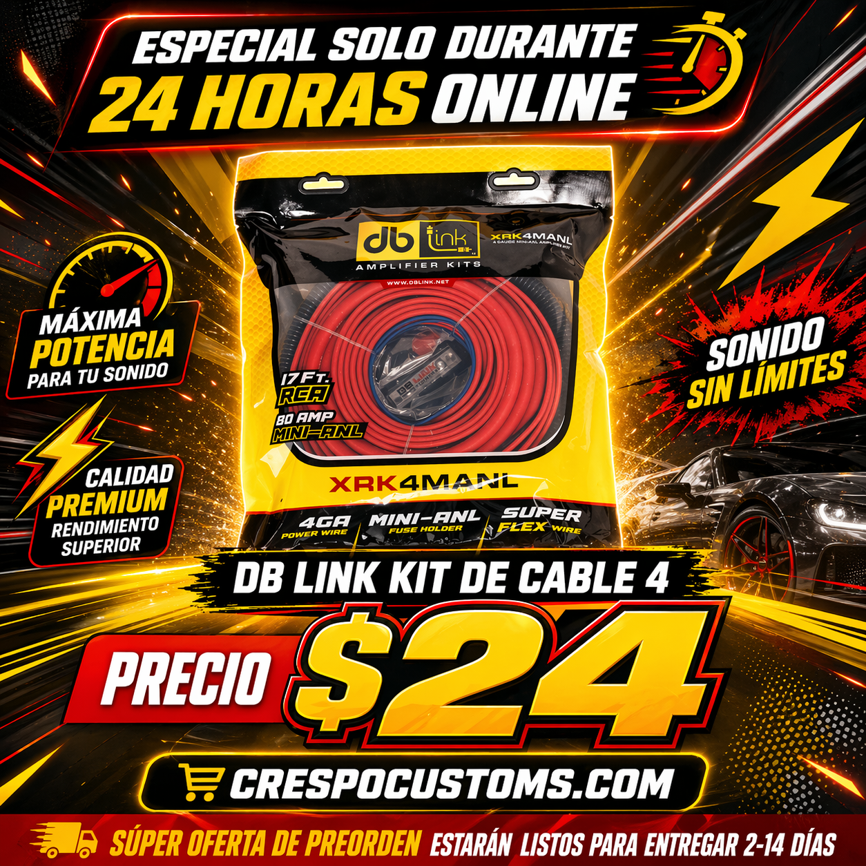 SOLO 24 Horas Kit Cable 4