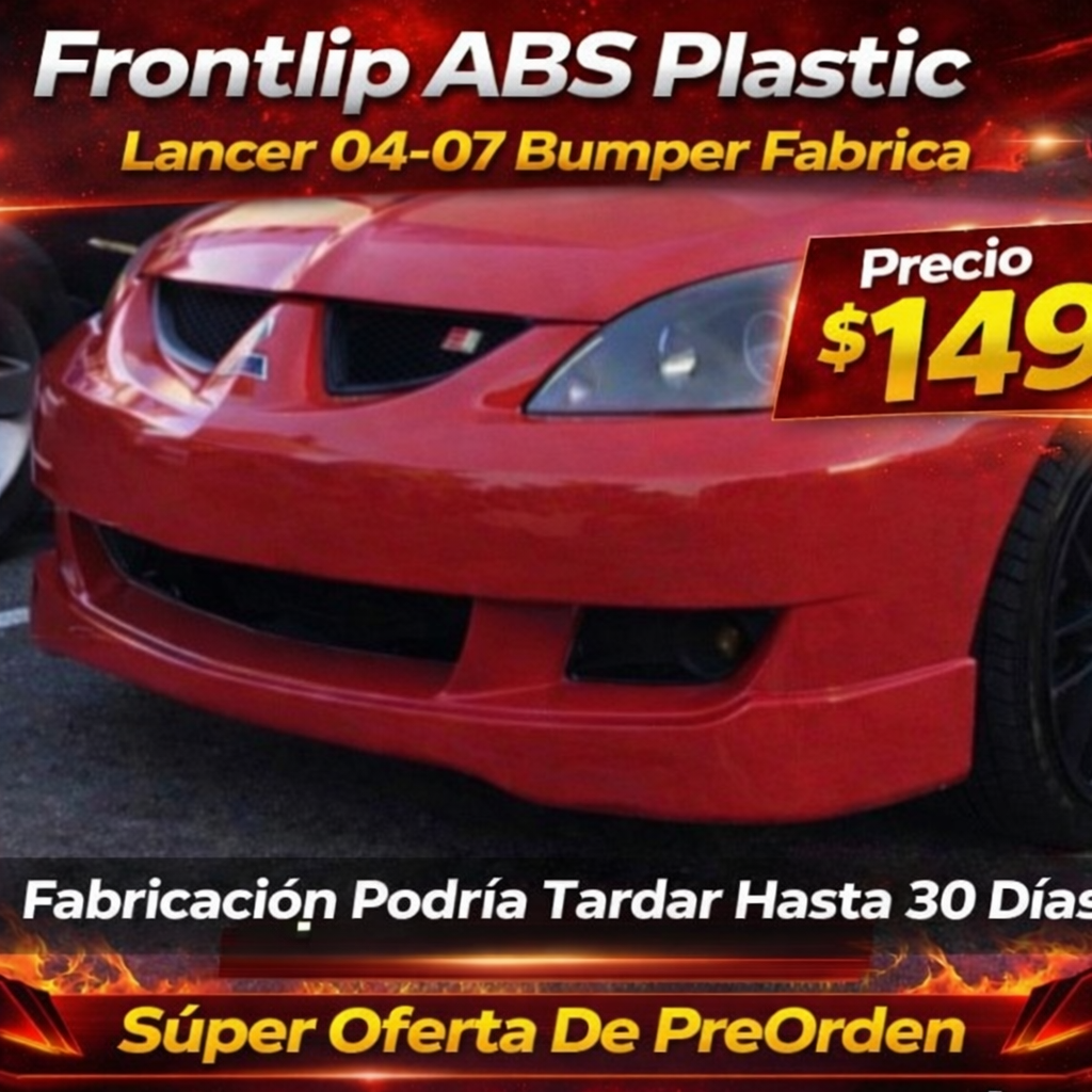 Frontlip Abs Plastic Lancer 04-07