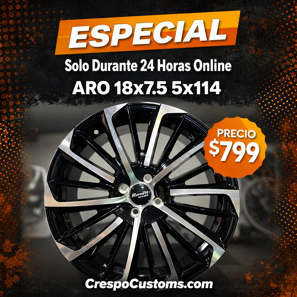 Set De Aros 18x7.5 5x114