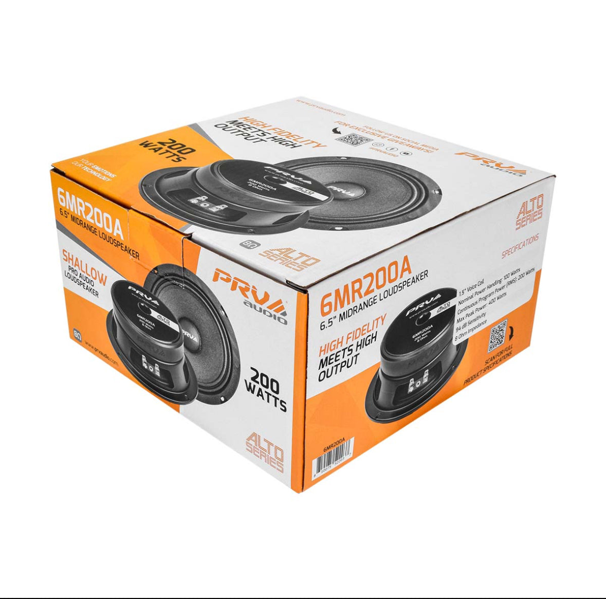 BOCINAS PRV 6" MR200A