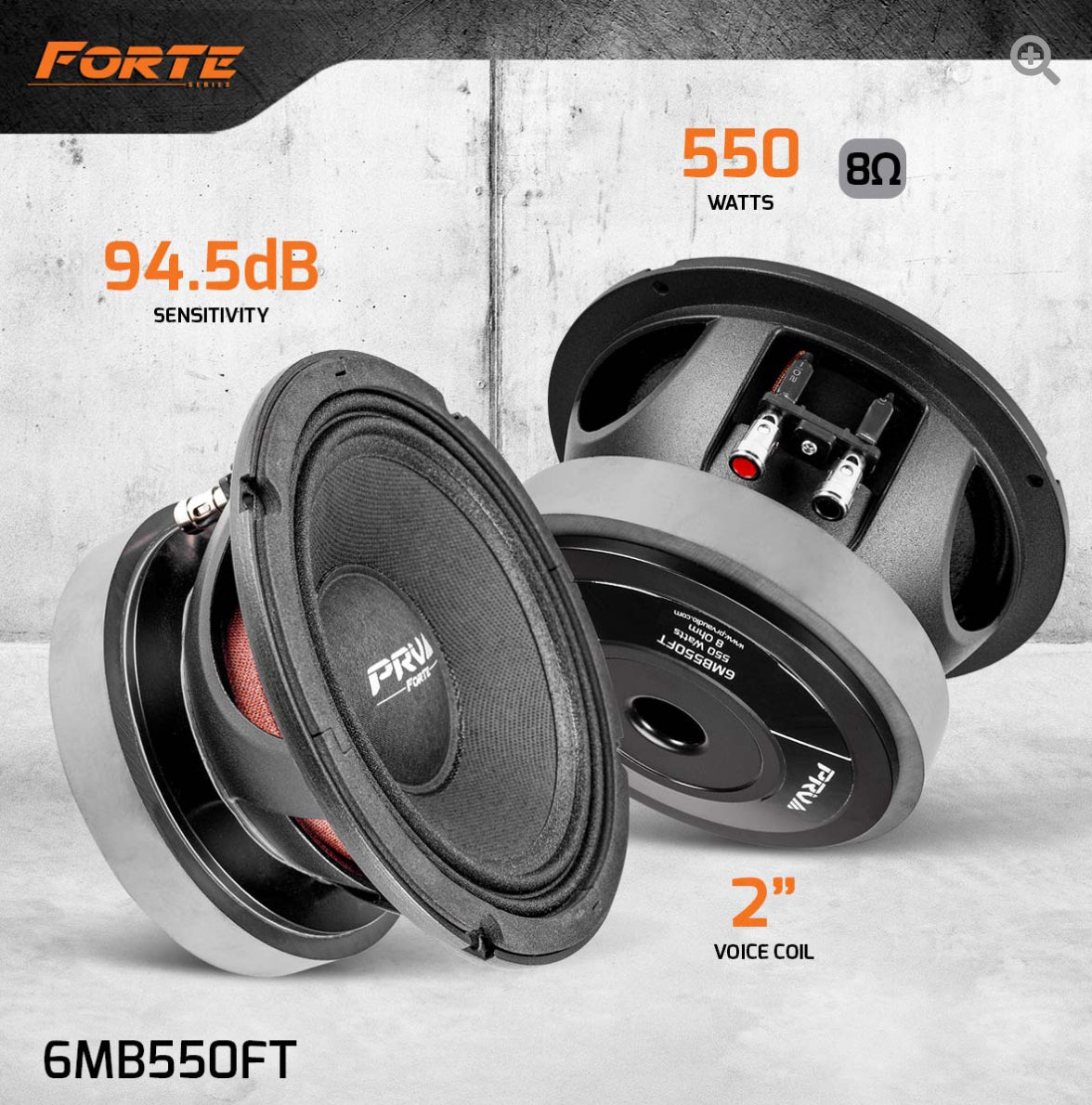 PRV FORTE 6" 6MB550FT