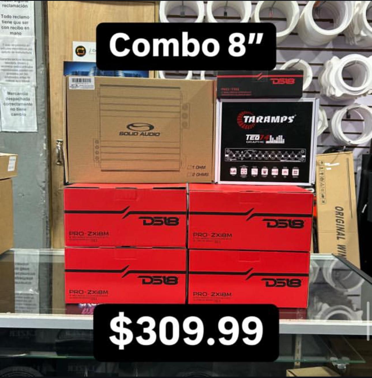 Combo de 8” DS18