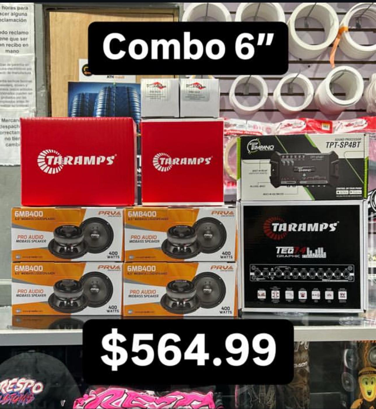 Combo PRV 6” Driver de 1”