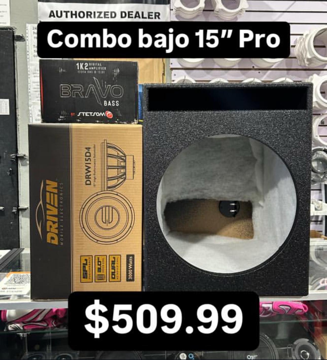 Combo Bajo 15” Pro