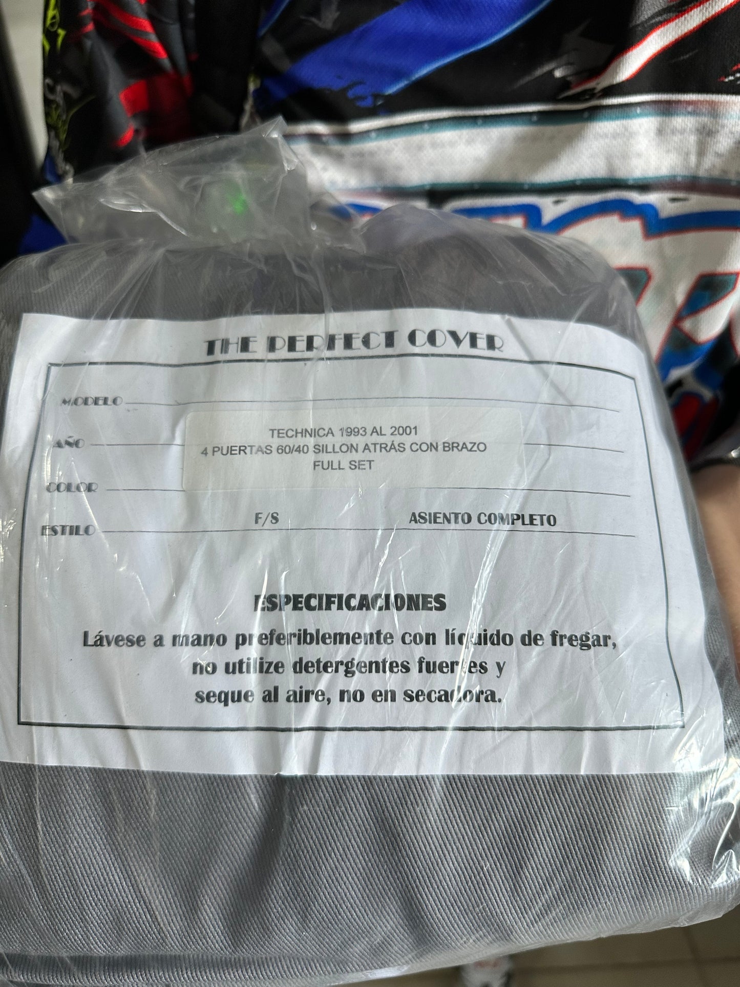 Cover Asiento Mirage 93-01 Grey