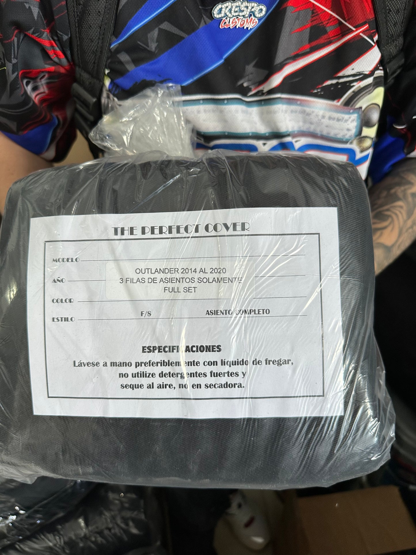 Cover Asiento Outlander 14-20 Black