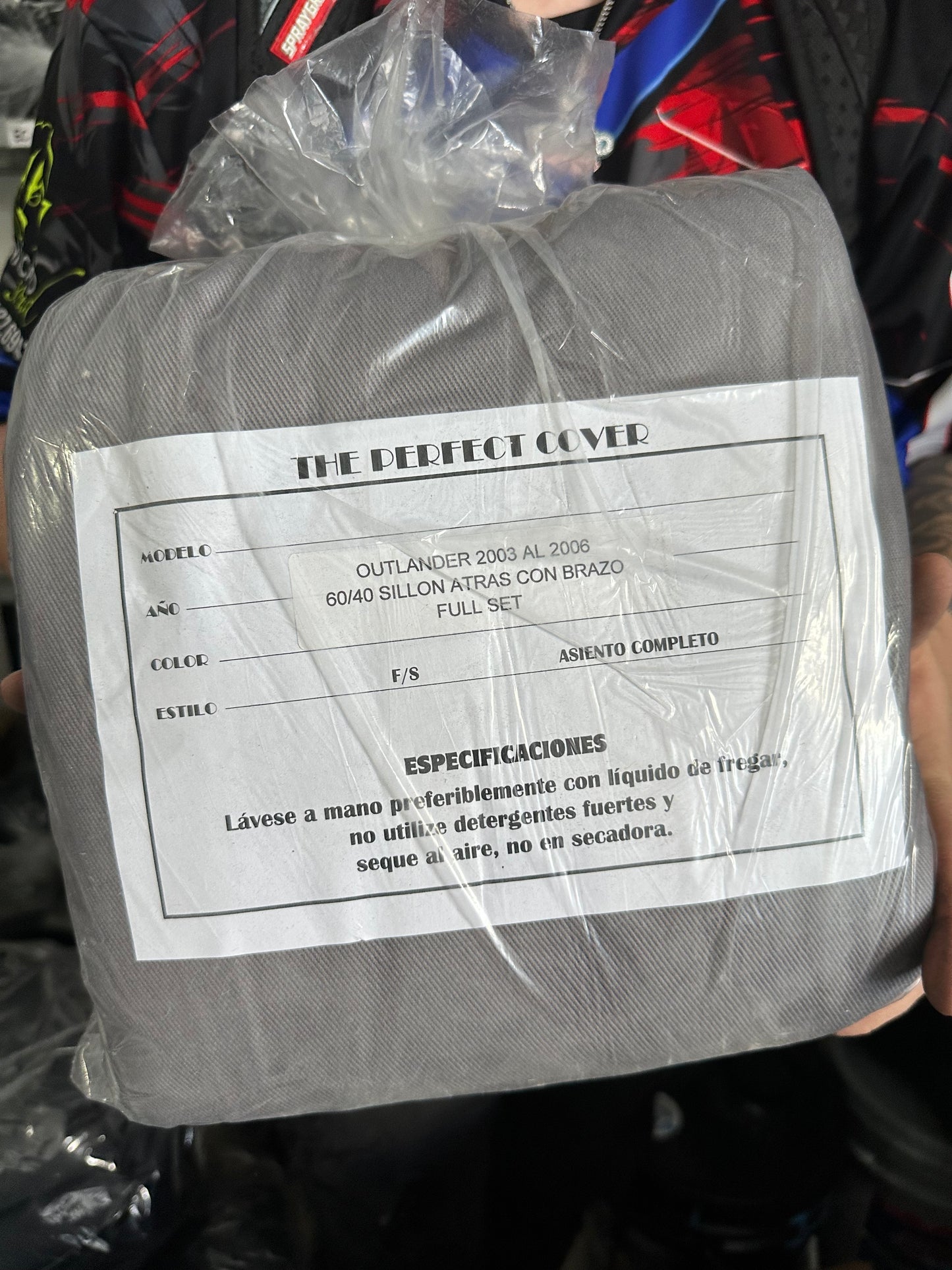 Cover Asiento Outlander 03-06 Grey