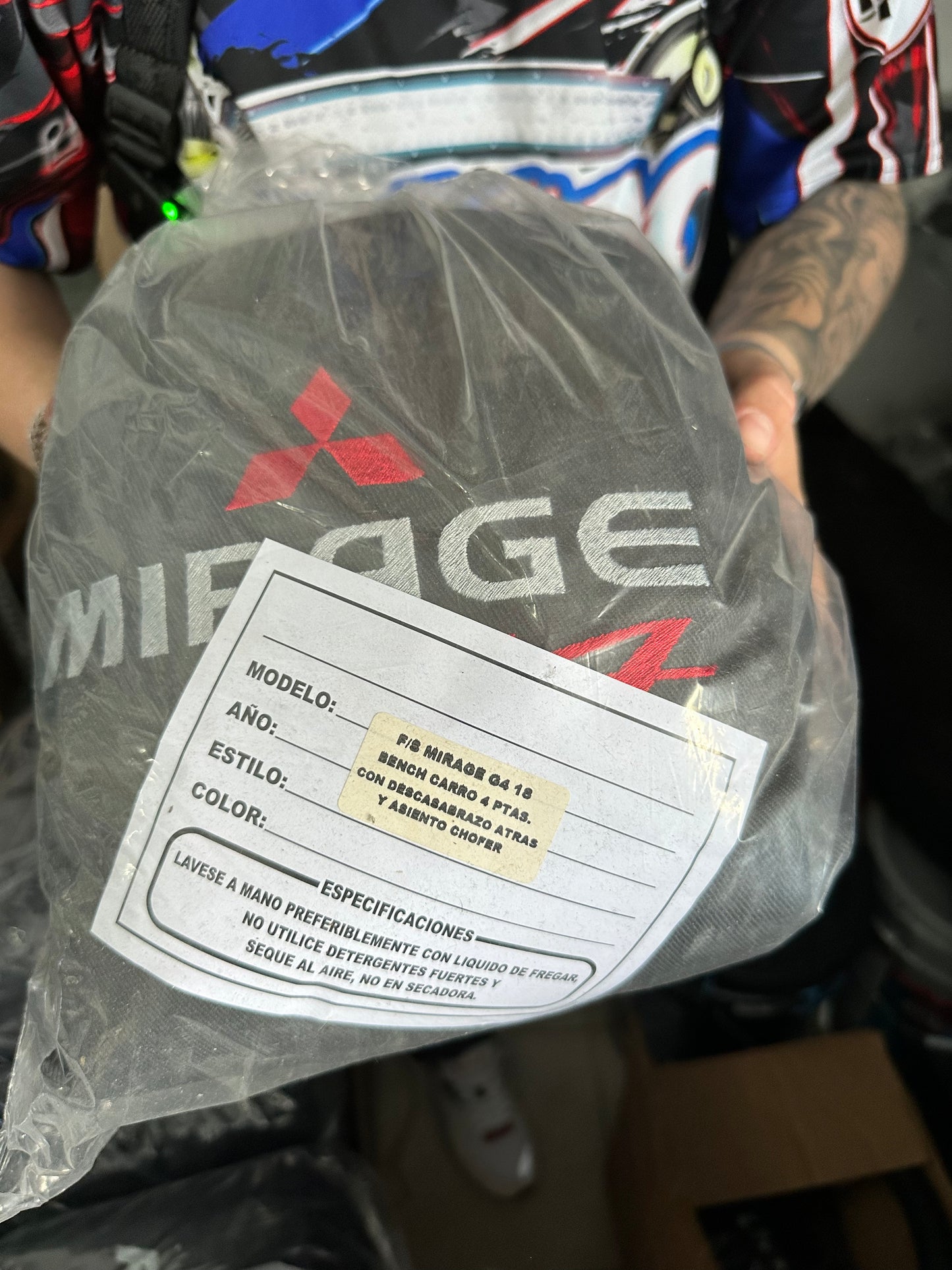 Cover Asiento Mirage G4 2018 Dark Grey
