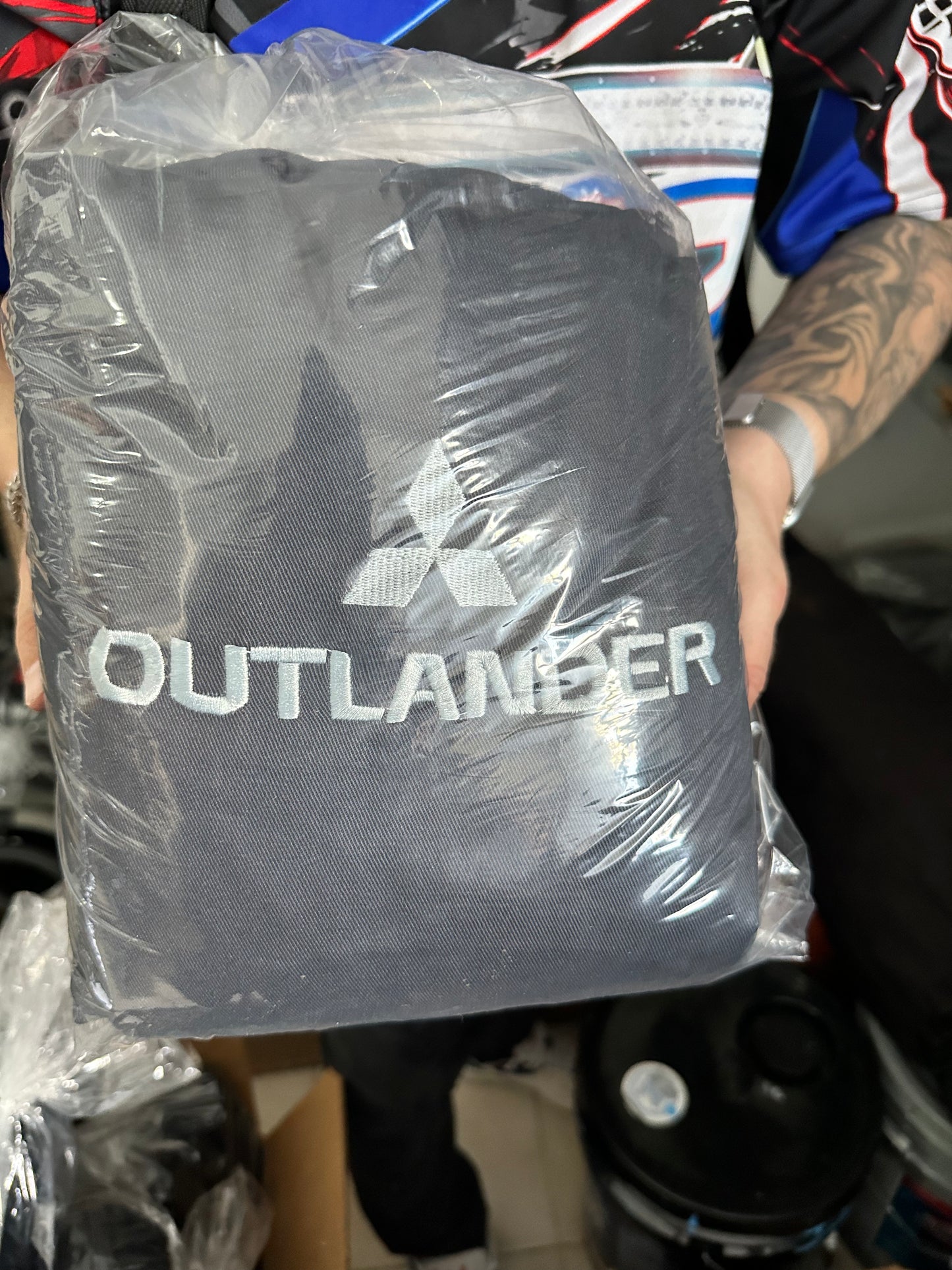Cover Asiento Outlander 22-24 Dark Grey 3Filas
