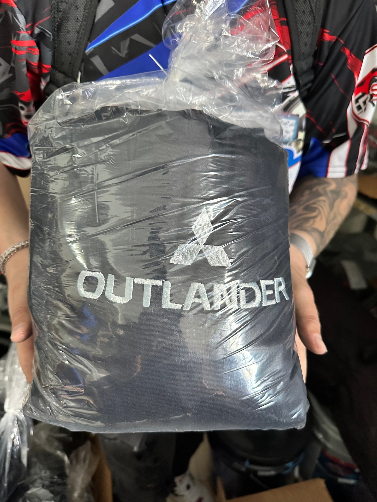 Cover Asiento Outlander 22-25 Black 3Filas