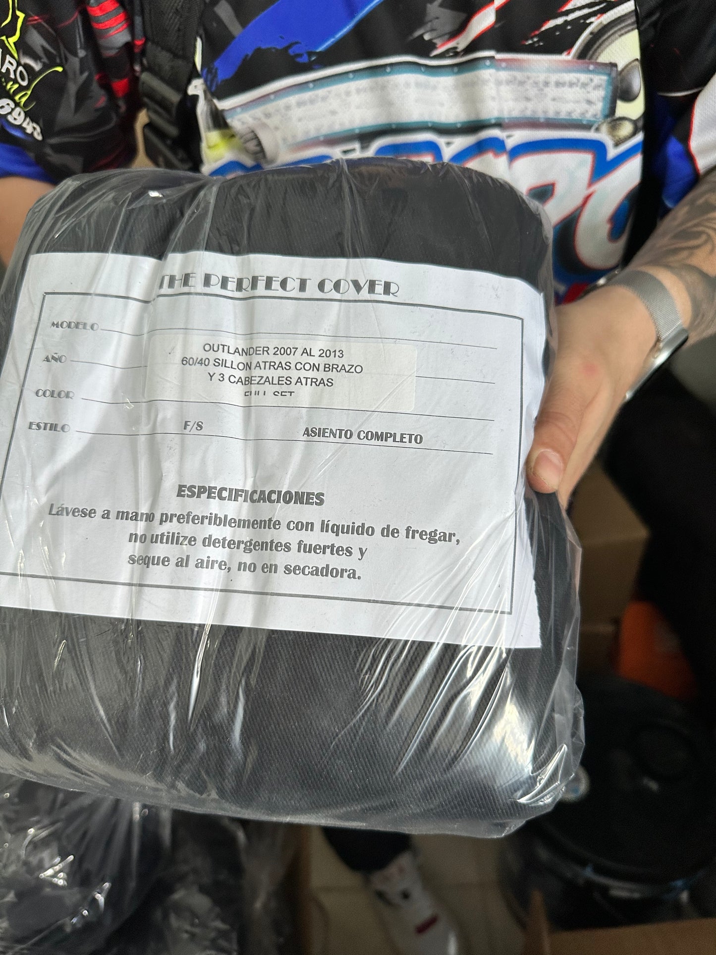 Cover Asiento Outlander 07-13 Black