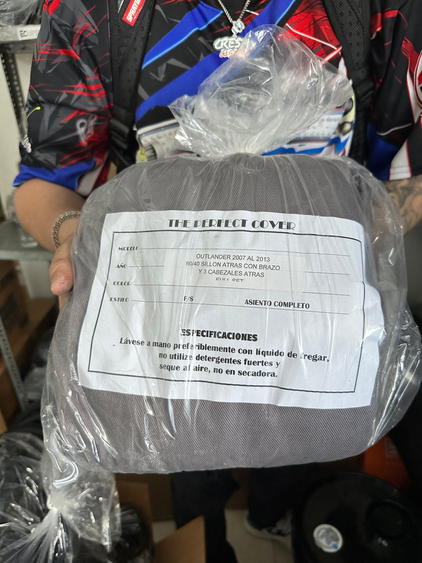 Cover Asiento Outlander 07-13 Grey