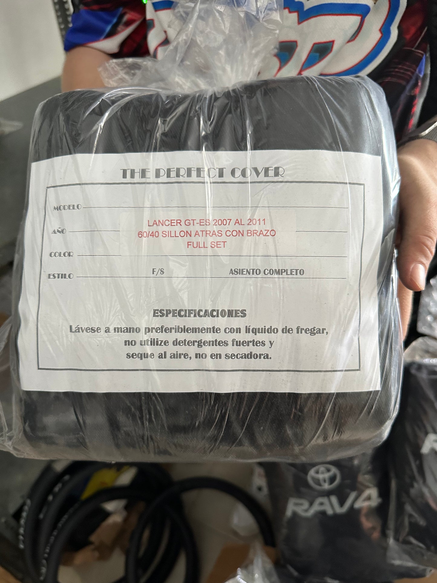 Cover Asiento Lancer GT 07-11 Black