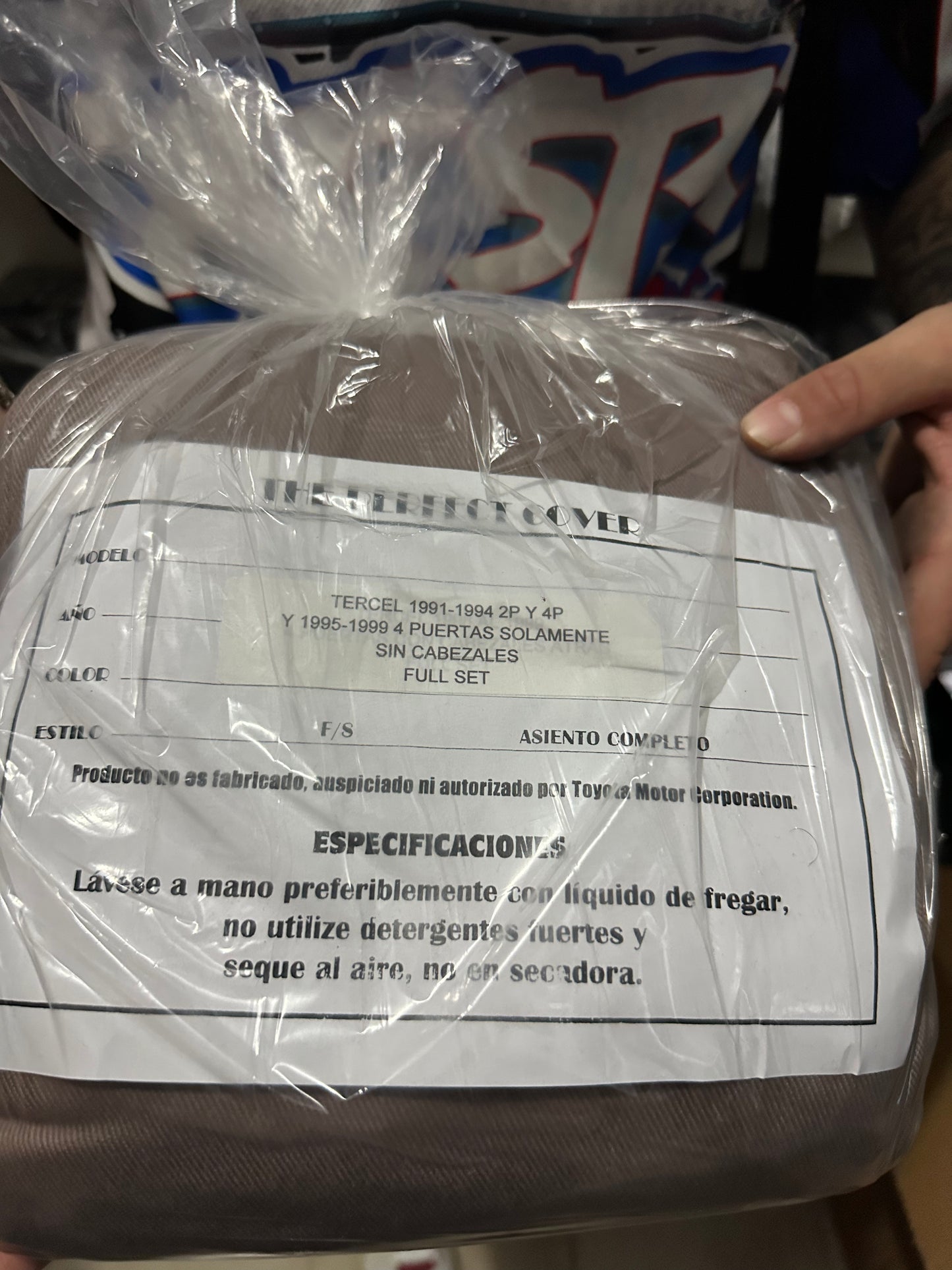 Cover Asiento Tercel 91-94 4P&2P Taupe