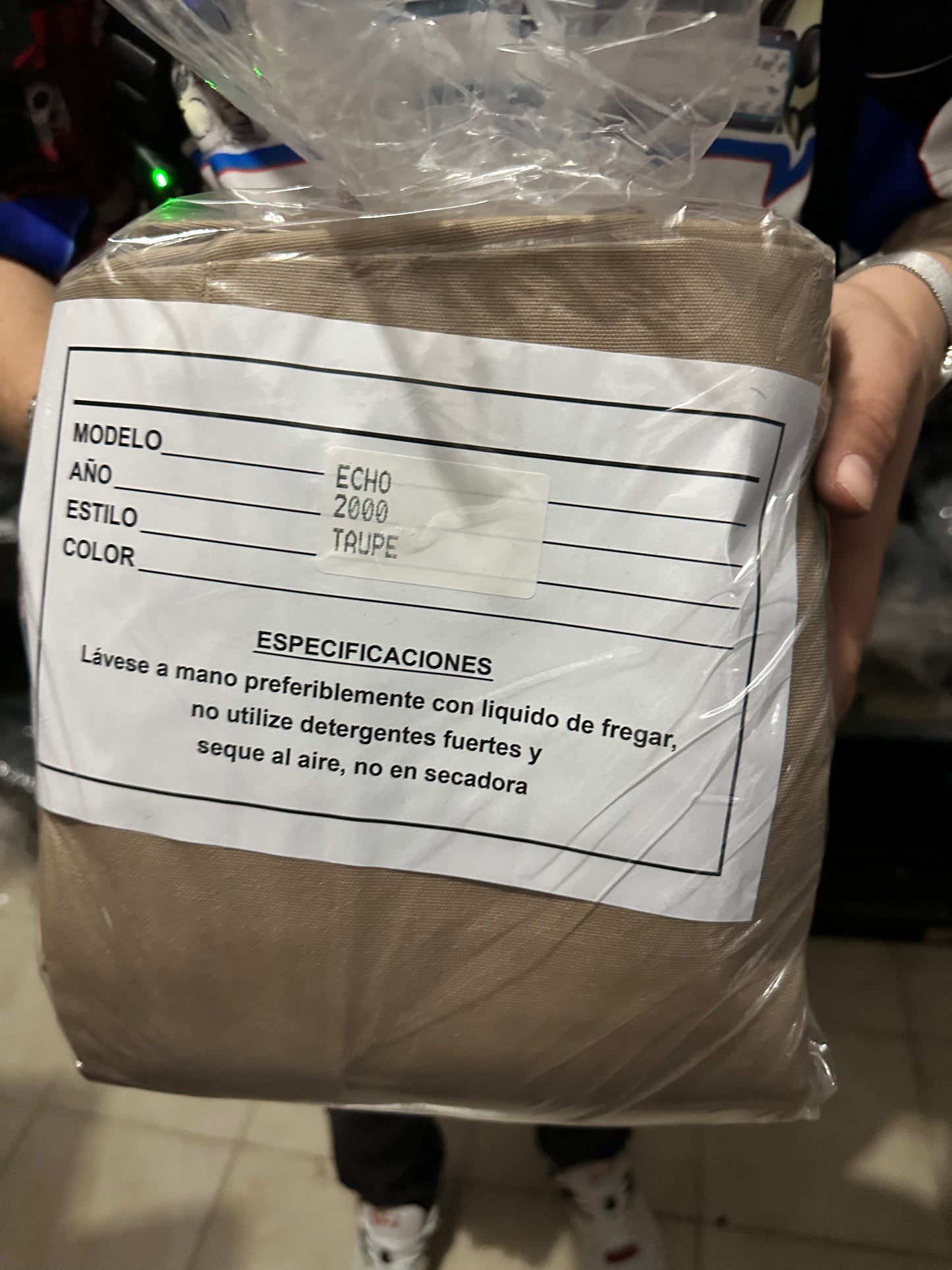 Cover Asiento Echo 2000 Taupe