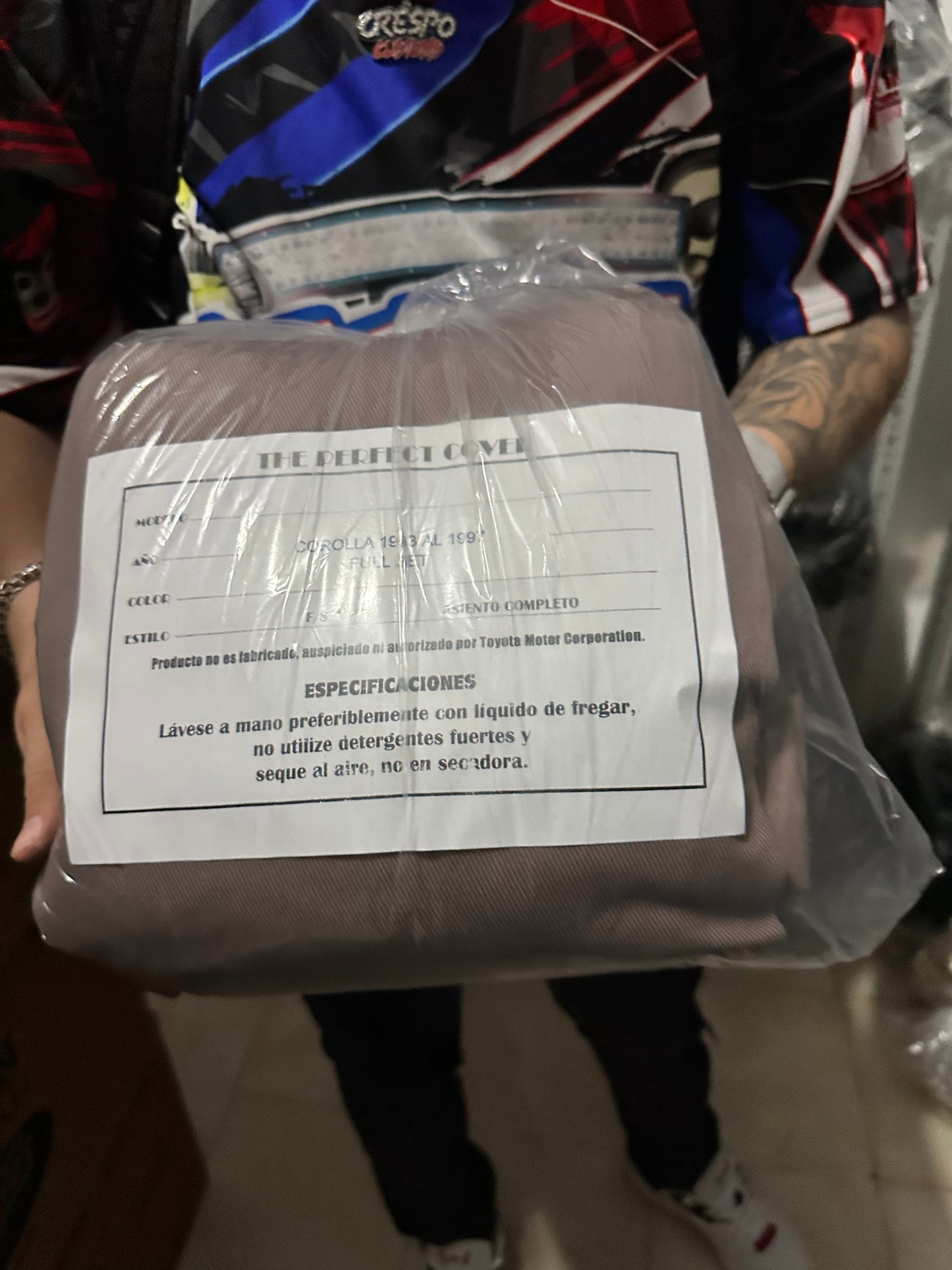 Cover Asiento Corolla 93-97 Taupe
