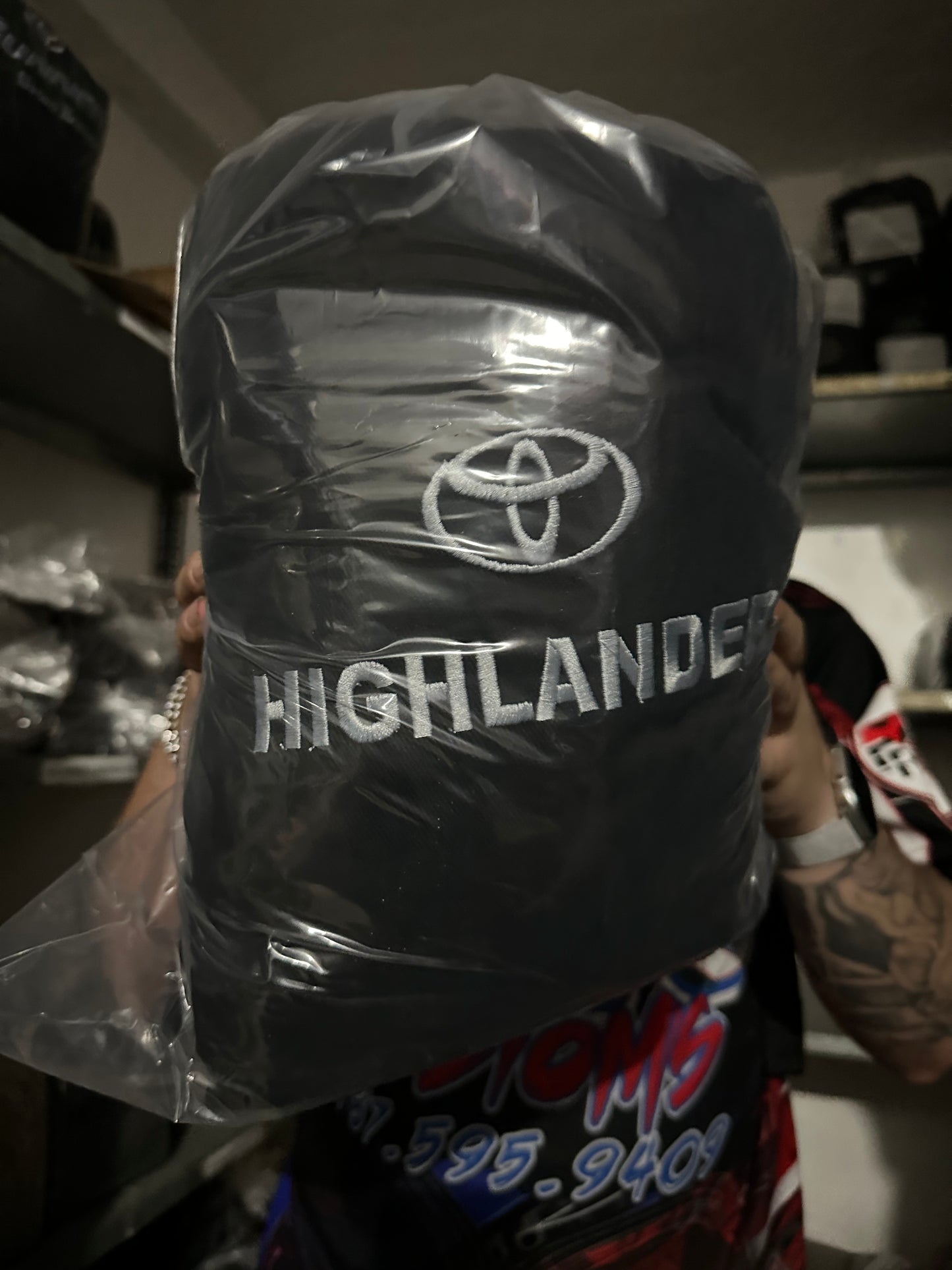 Cover Asiento HighLander 2020 3Filas Black