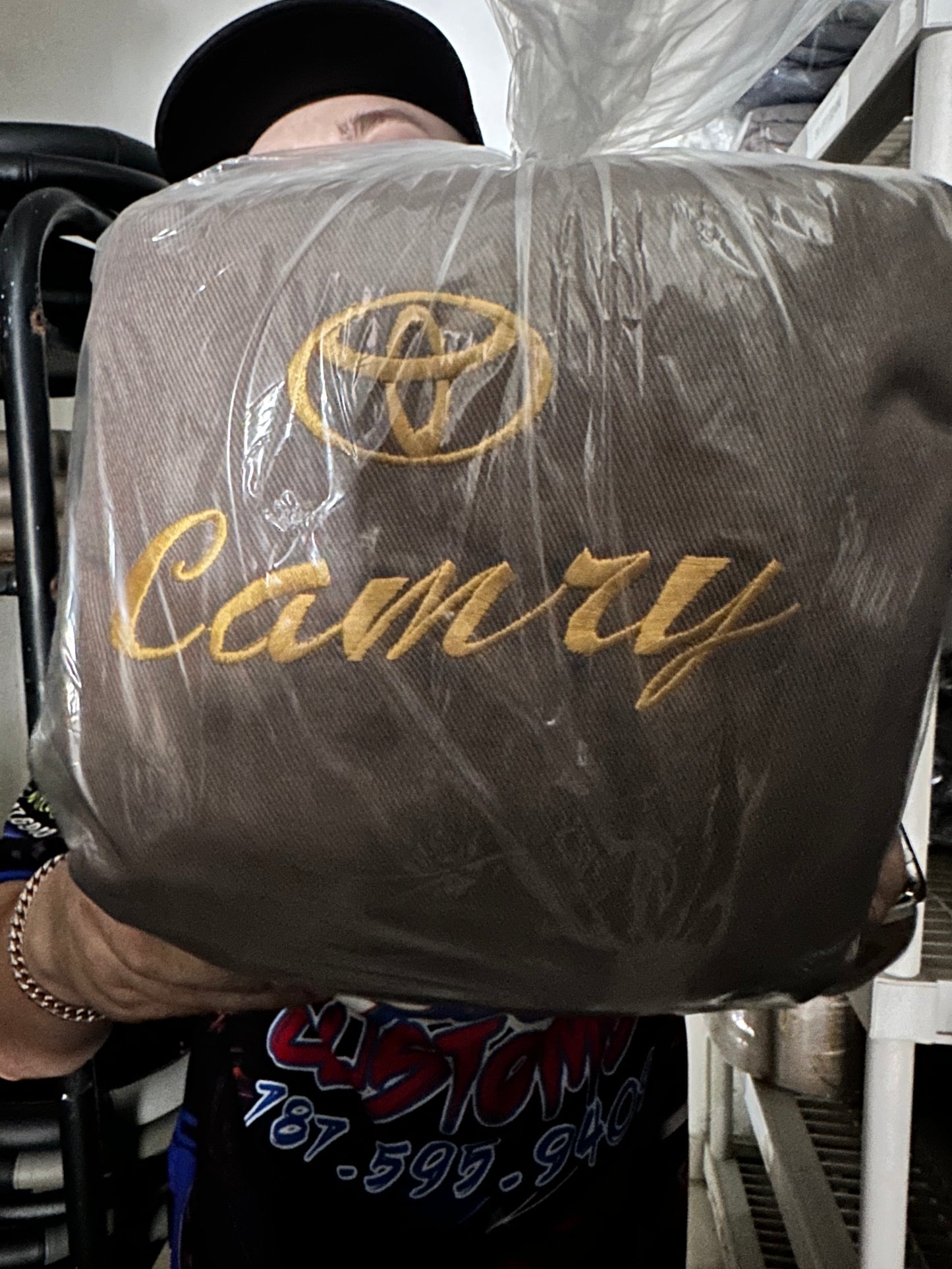 Cover Asiento Camry 02-04 Taupe