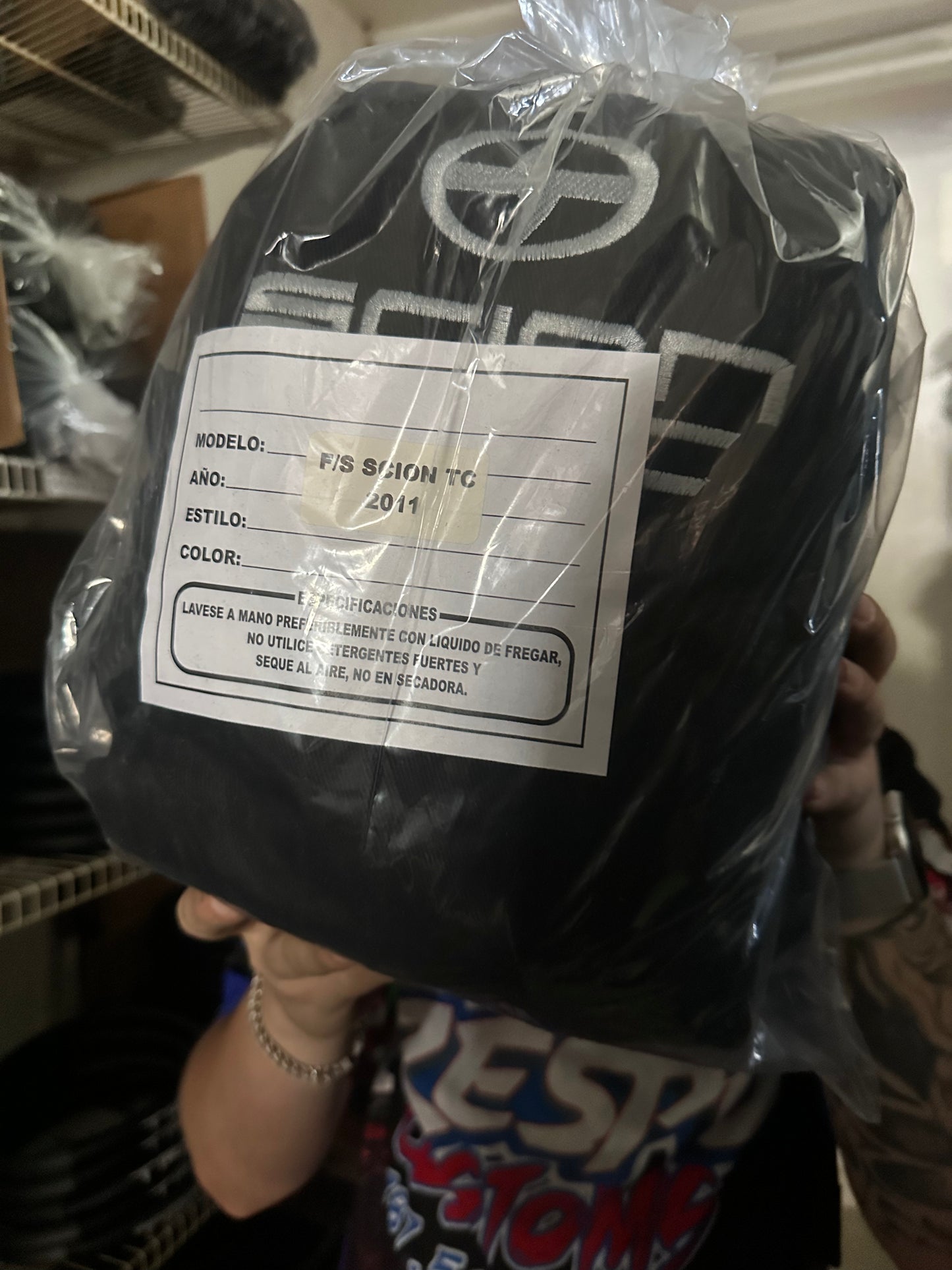 Cover Asiento Scion TC 2011 Black
