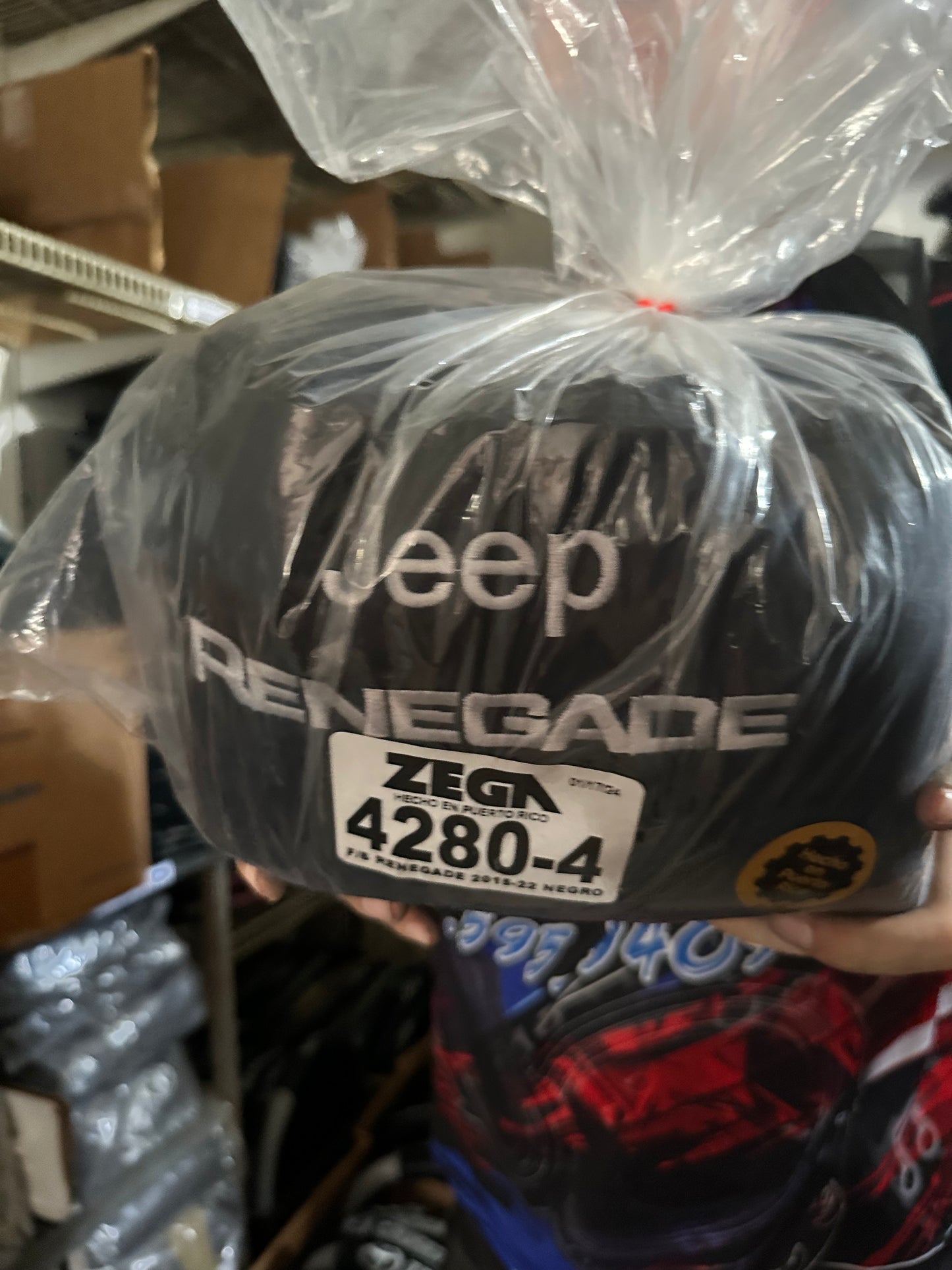 Cover Asiento Jeep Renegade 15-22 Black