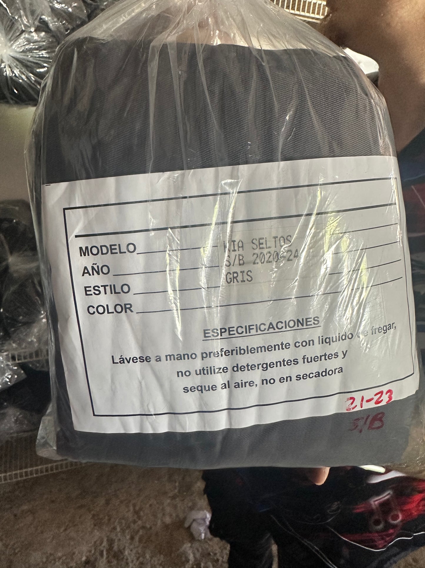 Cover Asiento Kia Seltos 20-24 Grey