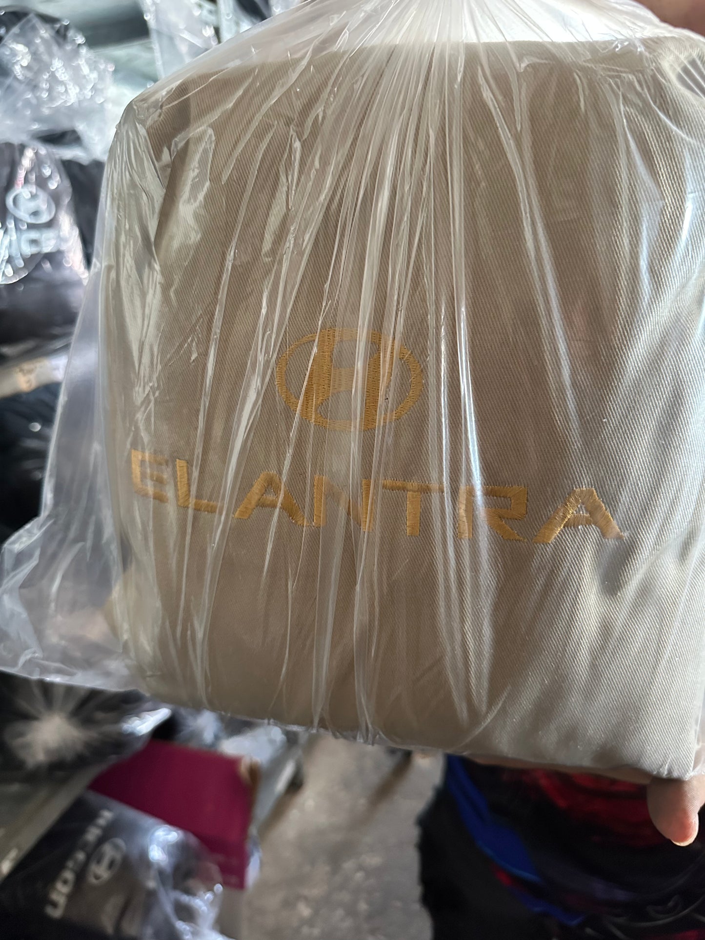 Cover Asiento Hyundai Elantra 2017 Beige