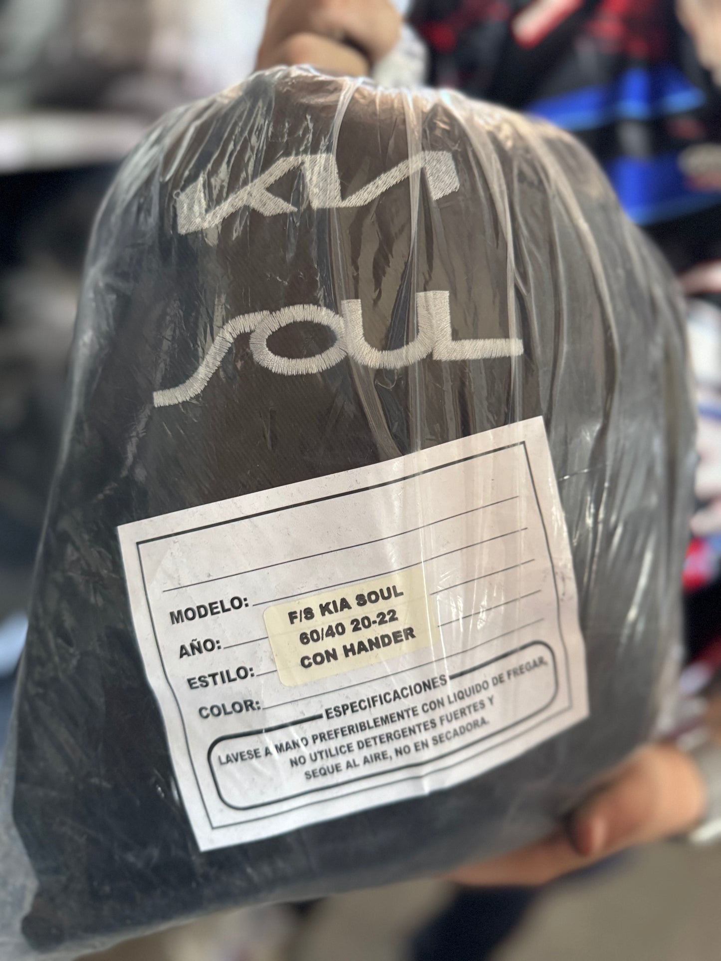 Cover Asiento Black Kia Soul 20-22