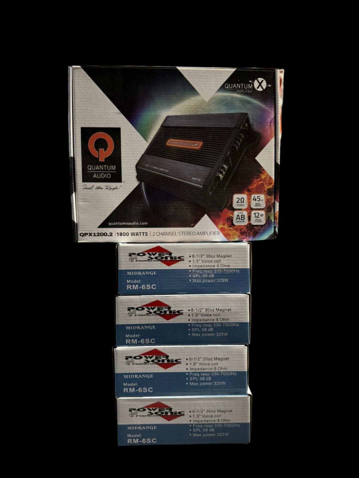 COMBO POWER SONIC 6" RM-6SC + PLANTA QUANTUM QPX1200.2