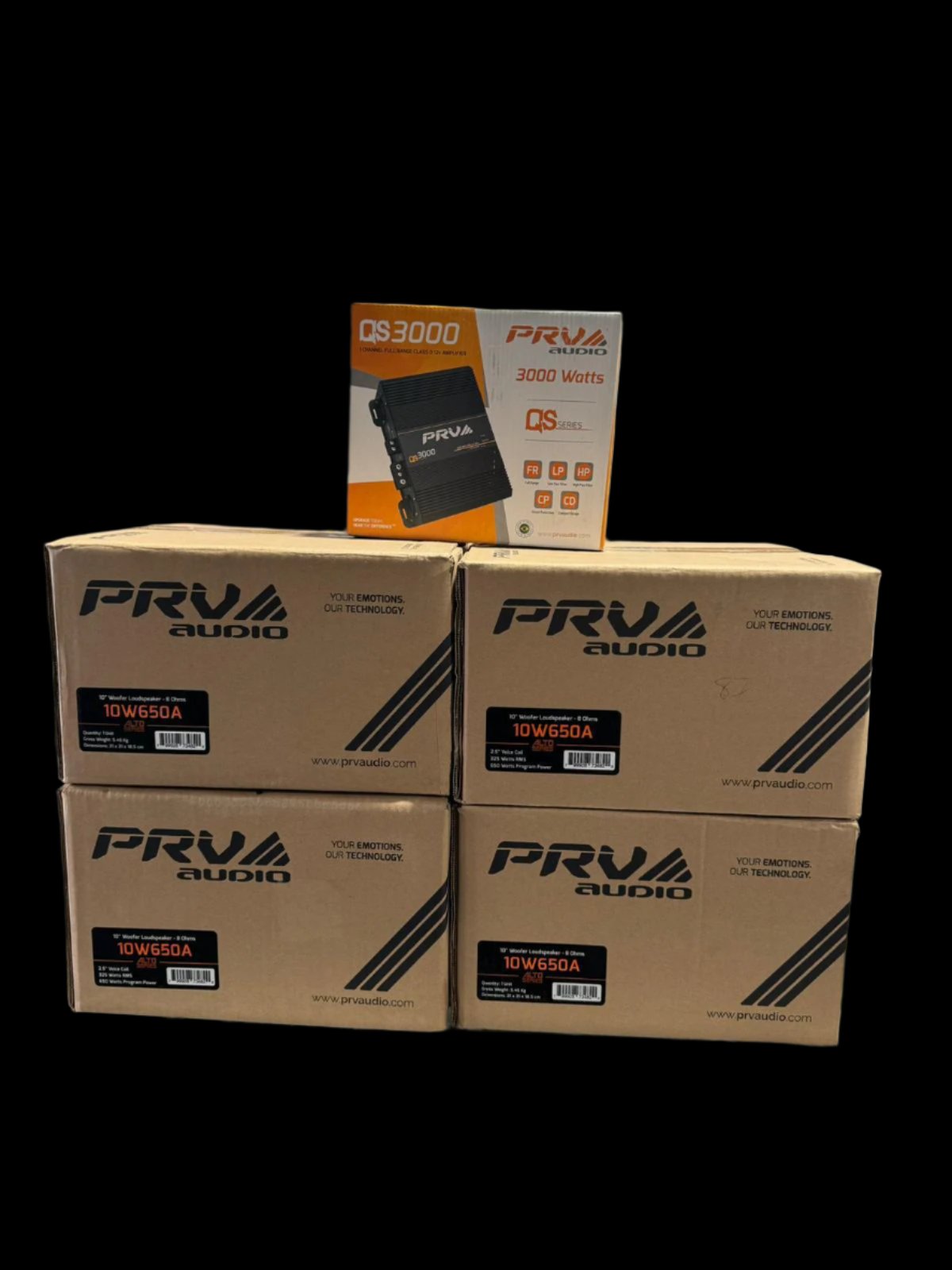COMBO PRV 4 10"W650 +QS 3000