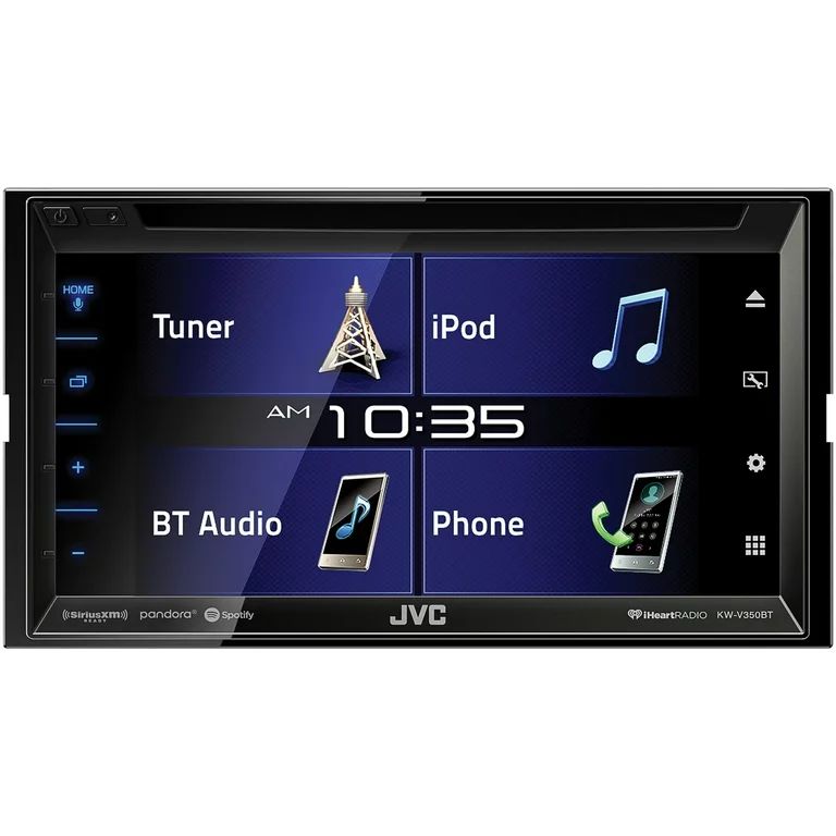RADIO VC Mobile KW-V350BT 6.8 Double-DIN In-Dash DVD Receiver with Bluetooth & SiriusXM SXV300V1 SiriusConnect Vehicle Tuner