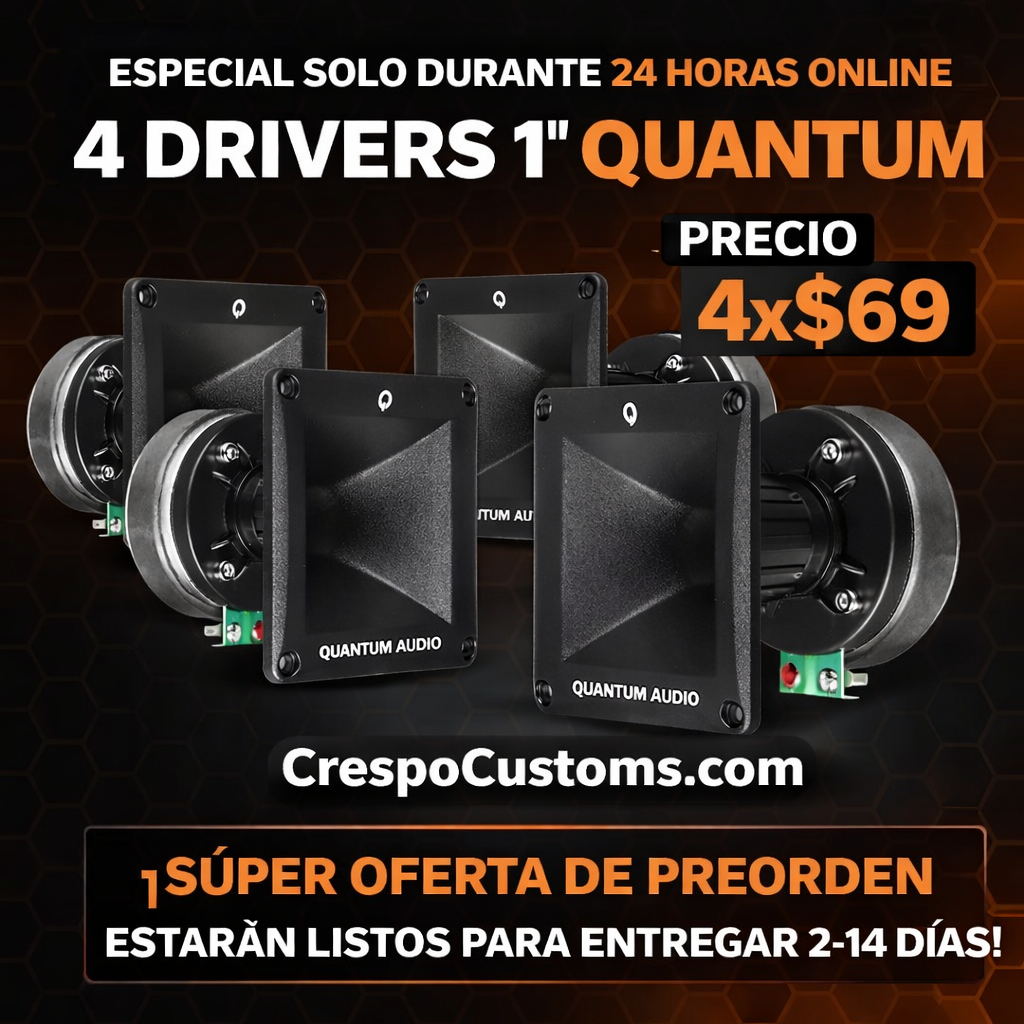 SOLO 24 Horas 4 Drivers 1” Quantum