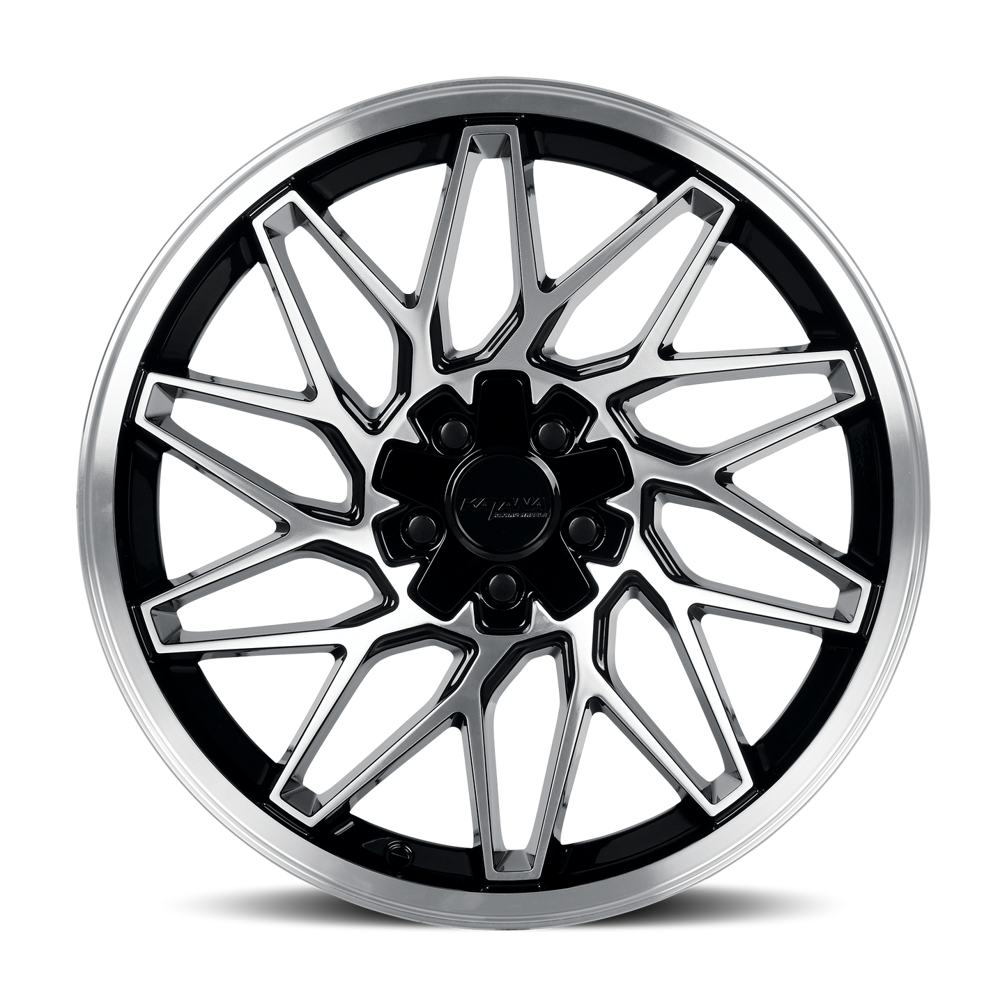 KR09 GLOSSY BLACK MACHINE FACE