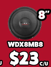 WDX8MB8 8"