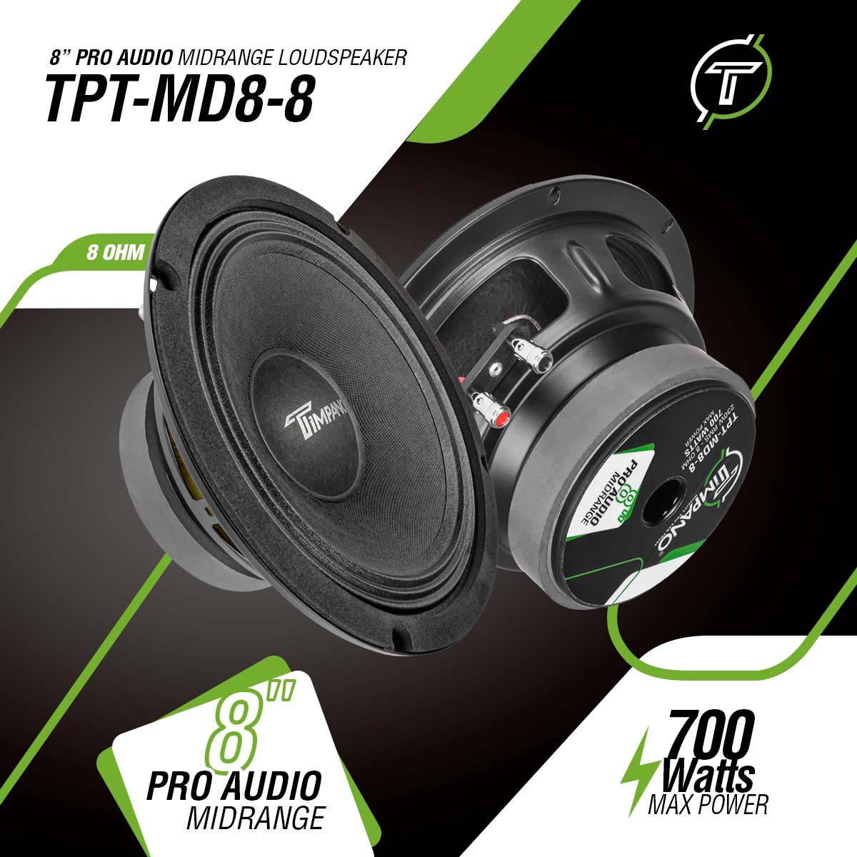 BOCINA Timpano TPT-MD8-8