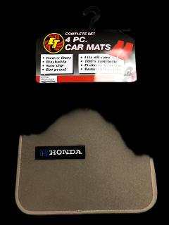 ALFOMBRA 4 PC. HONDA CARPET MATS-BEIGE