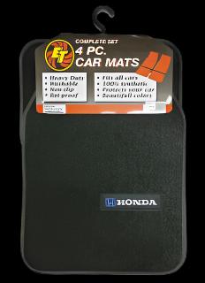 ALFOMBRA 4 PC. HONDA CARPET MATS-BLACK