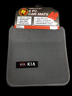 ALFOMBRA 4 PC. KIA CARPET MATS-GREY