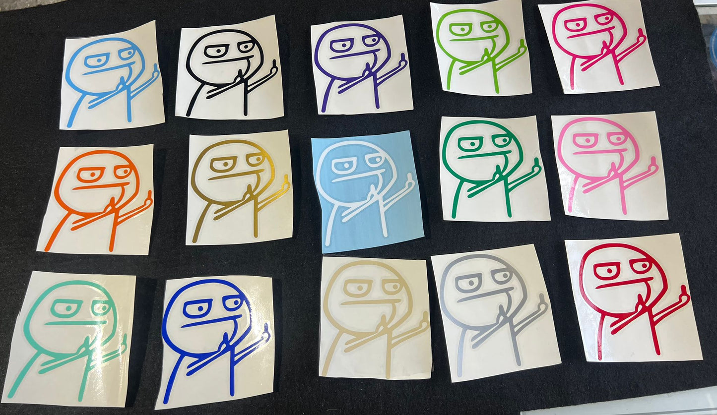 Sticker de F*ck y*u